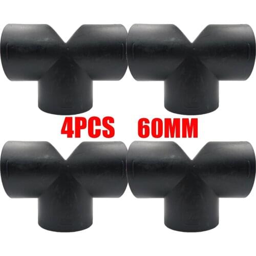 4PCS Air Vent Outlet Car Parking Heater Ducting T 60MM Piece Elbow Bend Pipe Exhaust Connector For Webasto Eberspaecher Diesel
