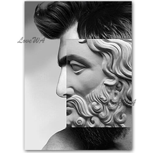 Abstract Men Portrait Oil Painting Pure Hand-painted Wall Decoration Wall Picture Art Pieces Unframed Figure Paintings Artwork