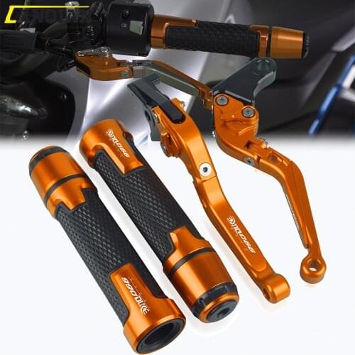 Motorcycle Accessories Brake Clutch Lever Handlebar HandGrip Ends For 990 Super 2005 2006 2007 2008 2009 2010 2011 2012