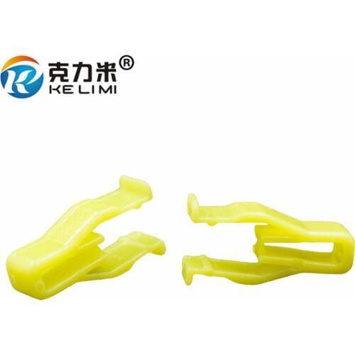 KE LI MI 30 Auto Instrument U-type snaps Car audio CD DVD navigation panel buckle center console dashboard yellow plastic clip