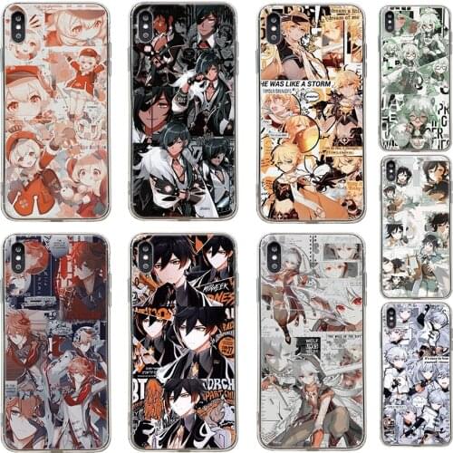 For Asus Zenfone ROG phone 3 ZS661KS 2 ZS660kl 5 ZS673KS 7 Pro ZS671KS ZS670KS 6 ZS630kl 8 Flip 8 ZS590KS Genshin Impact 2 Case