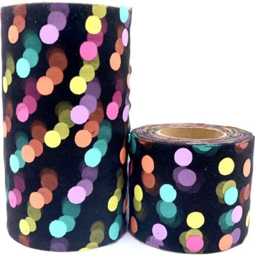6cm 13cm Coloful Dot Organza Tulle Roll Wedding Party Decor Supplies Babyshower Sequin Mesh Tulle Roll 25Yards Fabric Ribbon