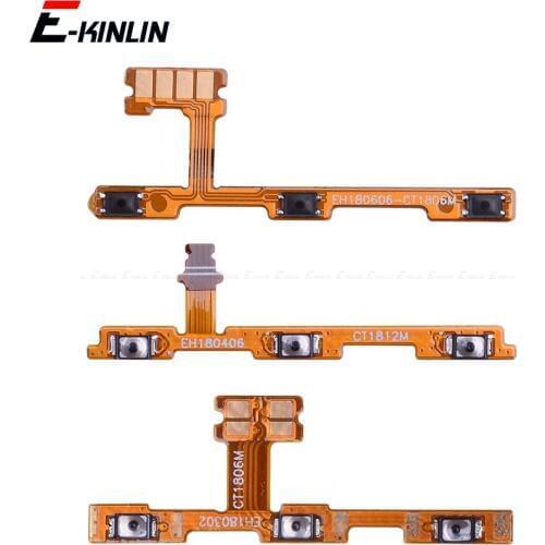 Mute Switch Power Key Ribbon For HuaWei Honor Play 8A 7A 7C 7X 7S 6A 6C 6X 5C Pro ON OFF Volume Button Control Flex Cable