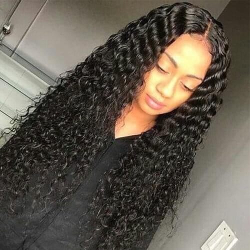 Deep Wave Bundles Human Hair Bundles 10A 100% Unprocessed Brazilian Virgin Deep Curly Hair Bundles Weave