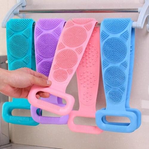 Body Sponge Silicone Brush Bath Towel Bath Gel Bath Cleansing Brush Massage Bath Exfoliating Cleansing Brush Bathroom Utensils