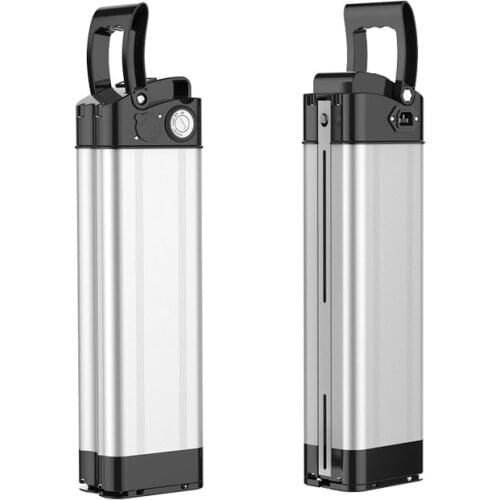 Hot sales EU USA free tax ebike battery phylion akku xh259 24v 10ah li ion ebike fish battery pack 13ah silver fish type