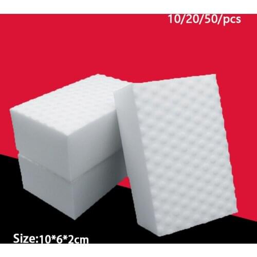 10X6X2Cm High Density Melamine Sponge Double Compressed Magic Sponge Bathroom Office Kitchen Cleaning Sponge Eraser Kitchen Tool