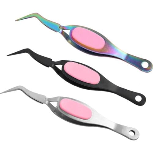 Craft Tweezers Crossing Lock Stainless Steel Reverse Grip Precision Tweezers For Jewelry Beading Electronics Laboratory Work