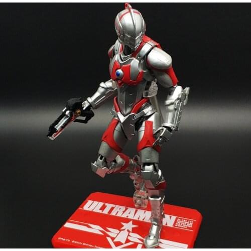 SHF Anime Ultraman Tiga Supperman Armed Hayata Shinjiro ULTRA-ACT PVC Action Figure Collectible Model Toy 12cm