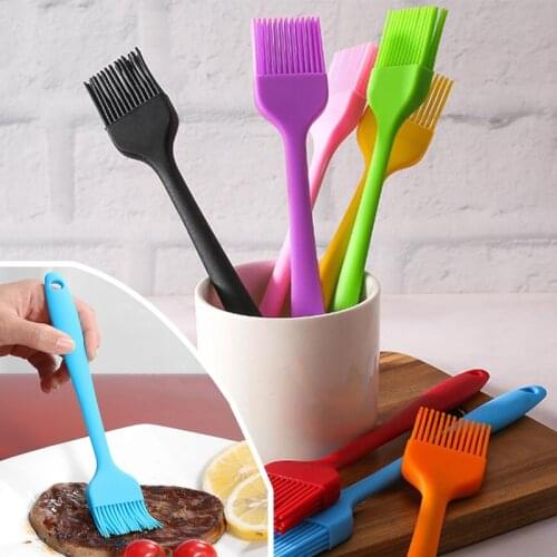 Silicone BBQ Basting Brush Bakeware Pastry Bread Oil Cream Cooking Baking Kitchen Tools For Outdoor Camping