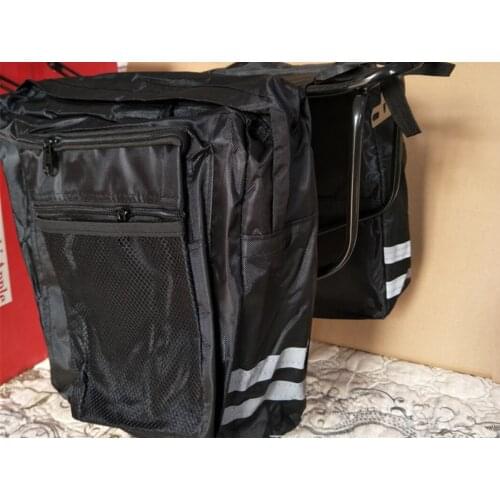 INTERCHANGEABLE Waterproof double camel bag（black） FOR The Bicycle or Electric bike