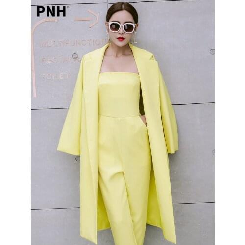 Yellow Windbreaker Womens Mid Long 2021 Spring New British Style Loose Early Spring Thin Style Coat