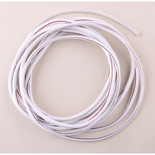 High Quality 5M/16FT White Car Door Edge Trim Molding Seal Strip Scratch Guard Protector Universal