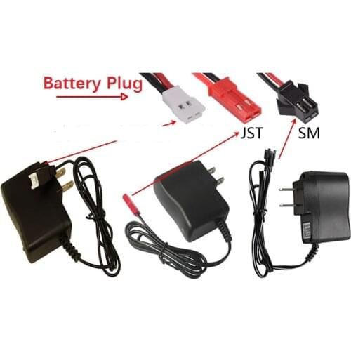 Free Shipping 3.7V battery Adapter Charger SM JST MX2.0-2P For R/C Racing Car Toys Quadcopter Helicopter Drone Spare Parts