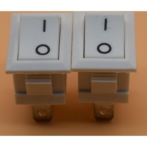 10pcs/lot 10*15mm SPST 2PIN ON/OFF G130 Boat Rocker Switch 3A/250V Car Dash Dashboard Truck RV ATV Home