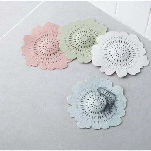 4PCS Kitchen Sink Filter Shower Drain Hair Catcher Stopper Bathroom Floor Drain Cover Anti-Clogging Sink Strainer Justdolife