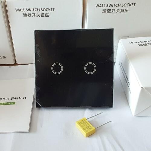 Free Shipping, Light Switch Touch Panel, Home Power Switch 220V, Capacitive Touch Sensor, LED Backlight, Fast Delivery