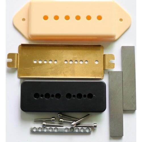 DIY Alnico D90 dog ear guitar pickup kits with Alnico 5/2 magent bar for handmade pickups