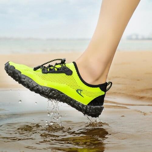 Men Women Quick-Dry Wading Shoes Water Shoes Breathable Upstream Antiskid Outdoor Sports Wearproof Beach Sneakers