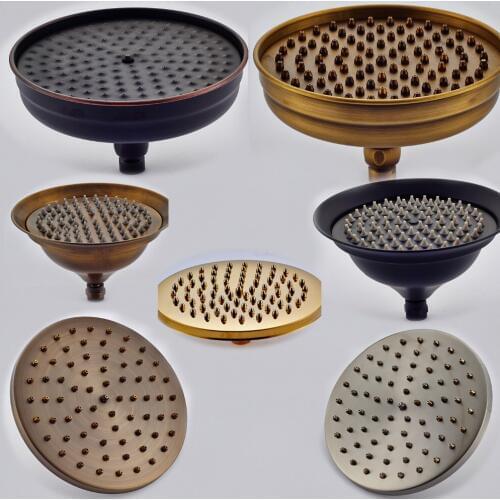 2016 New Arrival Rainfall Shower Head Round Shape 8" Bathroom Showerhead Hand Shower Brass