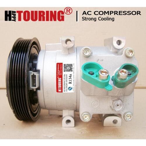 HS15 CAR Aircon AC COMPRESSOR for Ford Fiesta Ecosport ECO SPORT 1.6 5S65-19D629-DA 5N15-19D629-BA 5S6519D629DA 5N1519D629BA