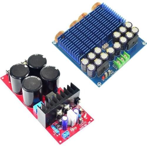 Hot TTKK 2Pcs Class D Dual Channel Digital Power Amplifier Board:1Pcs TDA8954TH 420W+420W High Power & 1Pcs IRS2092 700W 4Ω/350W