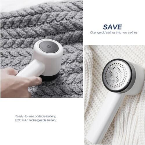 Electric Lint Remover Wireless Rechargeable Fuzz Shavers Clothes Sweater Fabric Shaver Pill Remover Lint Pellet Cut Machine
