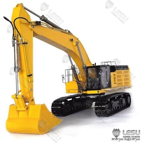 LESU 1/14 Carter 374 CAT 374F RC Metal Hydraulic Excavator Pump Cylinder Valve ESC Motor Servo DIY Model