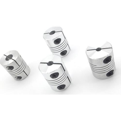 10X12mm D25xL30 Stepper Motor Coupler 4pcs/Lot Aluminum Flexible Coupling For Shaft Couplings connector