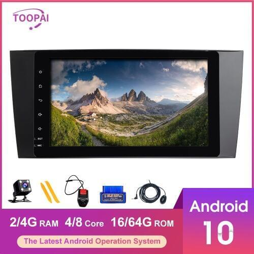 TOOPAI Android 10 For Mercedes Benz W203 CLK200 Volkswagen Crafter LT3 Auto Radio Stereo Navigation GPS Multimedia Player New