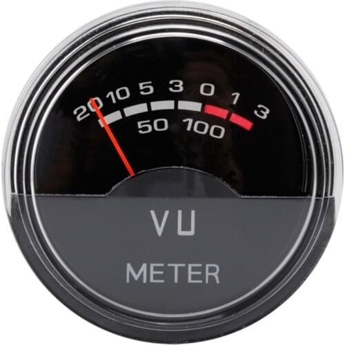 Panel VU Meter Recording Level Amp Meter AC/DC Panel High‑Precision VU Meter Level Amp Easy to Use