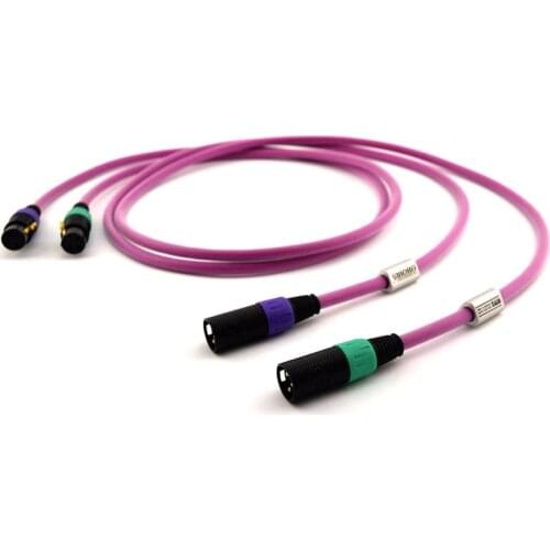 Pair HTP1 Pro hifi Audio Cable balanced XLR interconnect cable XLO gold plated XLR jack XLR female to XLR male extension cable