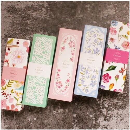 20pcs/lot 21.5*6.8*4cm Long Gift Paper Box Packaging Boxes for Sweets Candy Cookie Box Cake Pastry Gift Box