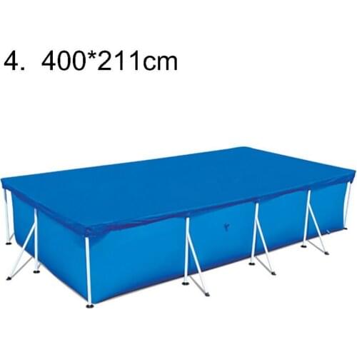 Rectangular Polyester Fabrics Outdoor Home Swimming Pool Rainproof Dust Cover Sun protection Ultraviolet rays Shading