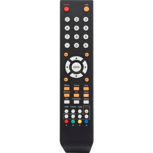 Remote Control for SCEPTRE TV U435CV-UMR C550CV-UMR E195BD-SR E246BD-SMQK E168WV-SS X438BV-FSR X322BV-SRR C650CV-UMR C658CV-UMR