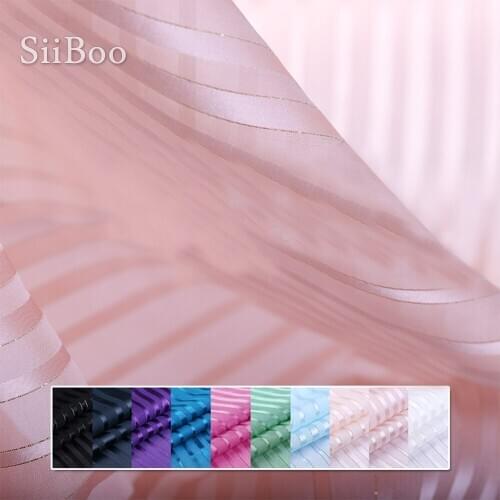 Luxury lurex stripe brocade 100% pure silk fabric for dress 8mm natural silk tissu tecidos stoffen cloth telas for sewing SP5255