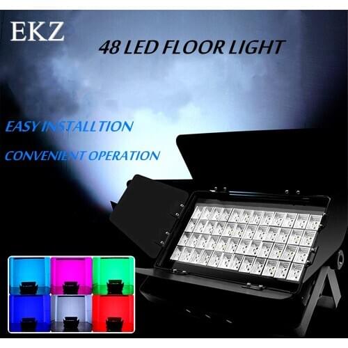Stage lighting led 48 3w ground row lights sky row lights cast light d full-color par light colorful surface light large-scale