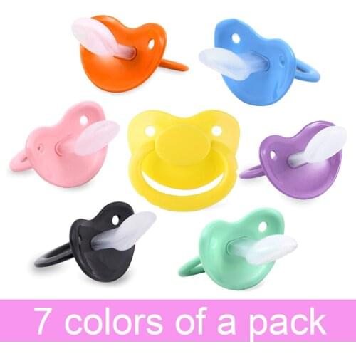 7 Color Ddlg Baby Girl Classic Custom Plus Size Silicone Adult Pacifier Little Space Daddys Girl Adult Baby Boy Pacifier
