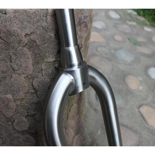 XACD made titanium bike fork, china light weight bike fork with tapered steer, popular titanium fork with rack mounts