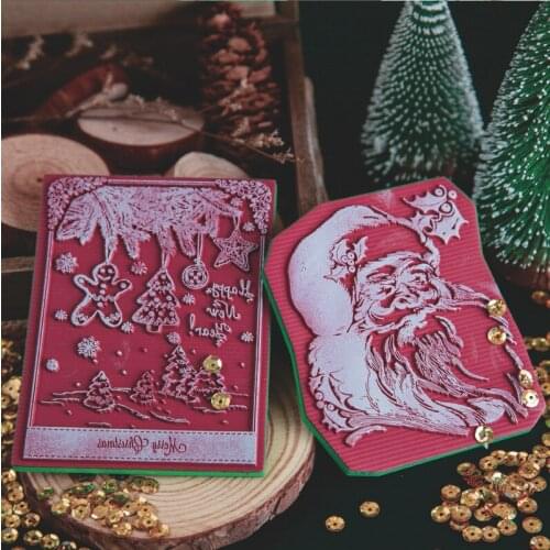 Creative Christmas tree snowman sponge stationery seal diy greeting card Christmas Eve gift decoration seal