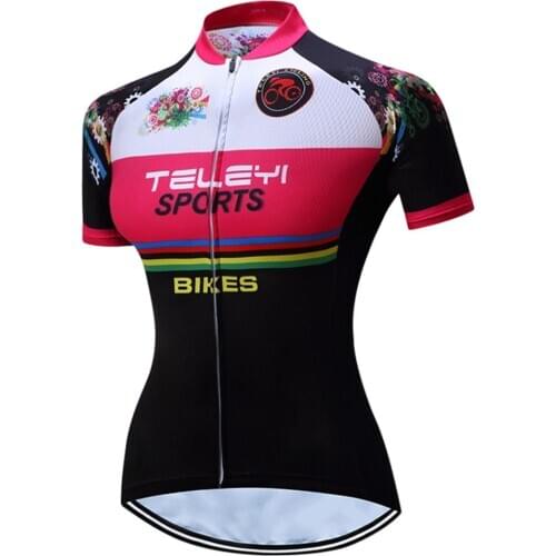 Weimostar Cycling Jersey Womens Clothing Racing Sport Bike Jersey Top Cycling Wear Short Sleeve Maillot Ropa Ciclismo