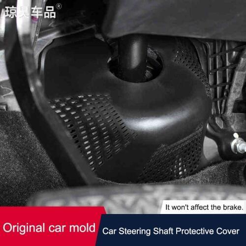 QHCP Steering Shaft Protection Cover Plastic Auto Steering Wheel Shaft Protective Cab For Toyota Camry 2018 Interior Accessories