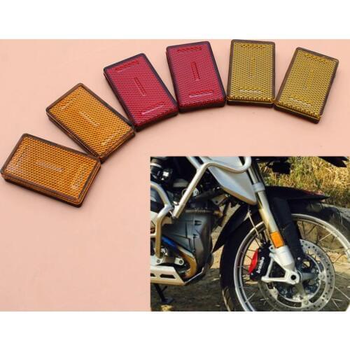 1pair Motorcycle 3colors Front Fork Leg Reflector For BMW K1200RS K1200 GTR1200RT R1200GS R1200R New