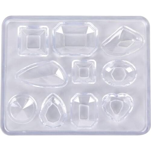 1pc Multi Styles Silicone Geometric UV Mold Jewelry Mold Resin Molds DIY Jewelry Making Epoxy Pendant Tool