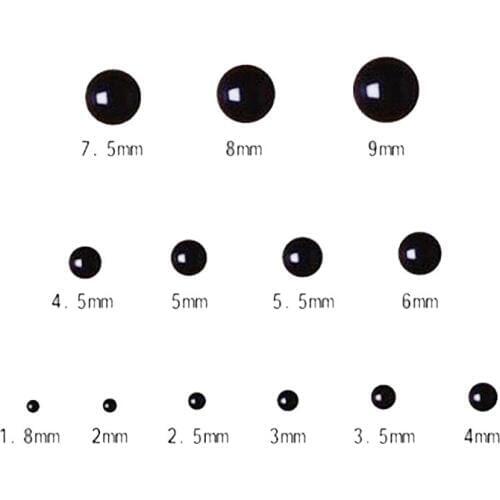 15 pairs Black plastic eyes Wool doll Accessories Wool for felting and needle Felting doll Teddy bear DIY Accessories