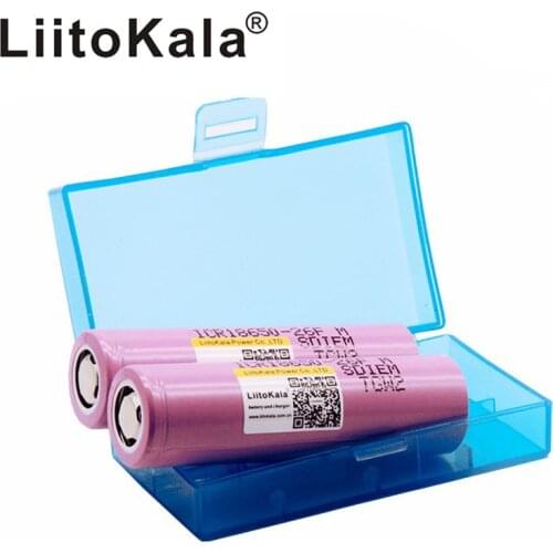 2pcs/lot Original LiitoKala 3.7V 18650 2600mAh batteries rechargeable Battery ICR18650-26FM safe batteries Industrial use