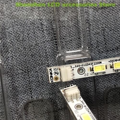 2Pieces/lot FOR LED42F2200N LED42F1300NF LED strip 35016488 35017077 37022497 35017555 1piece=57LED 478MM 100%NEW