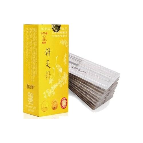 200 pcs Non-disposable Acupuncture Needles Silver plated surface Needles 0.4*13/25/40/50/60/75mm SZ