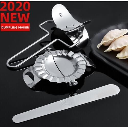 3pcs/set 304 Stainless Steel Dumpling Maker Mould Easy Wrapper Cooking Tools