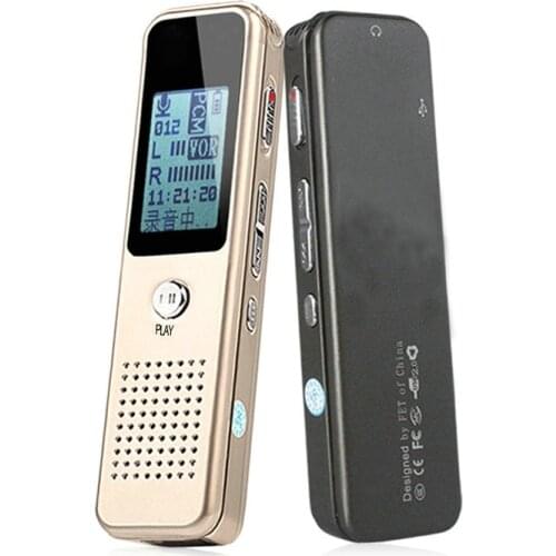 V19 Portable Audio Voice Recorder Digital Mini Recording Dictaphone with Password Protection Function MP3 Player
